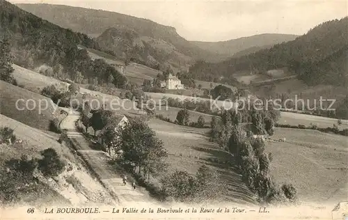 AK / Ansichtskarte La_Bourboule La Vallee de la Bourboule et la Route de la Tour La_Bourboule