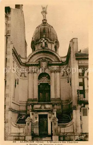 AK / Ansichtskarte Alencon Oratoire Sainte Therese a droite sa maison natale Alencon