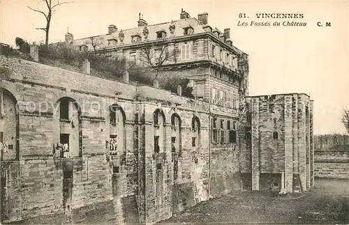 AK / Ansichtskarte Vincennes Les Fosses du Chateau Vincennes