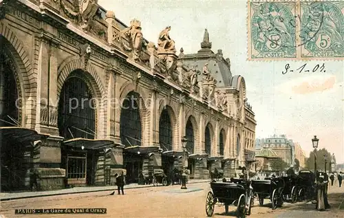 AK / Ansichtskarte Paris La Gare du Quai d Orsay Paris