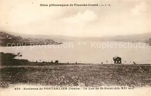 AK / Ansichtskarte Pontarlier_Doubs Le Lac de St Point Pontarlier Doubs