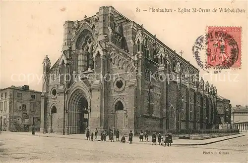 AK / Ansichtskarte Montauban Eglise St Orens de Villebourbon Montauban