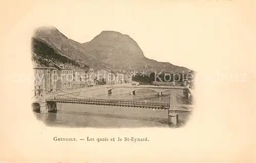 AK / Ansichtskarte Grenoble Les quais et le St Eynard Grenoble