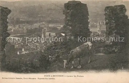 AK / Ansichtskarte Pont a Mousson a travers les Ruines Pont a Mousson