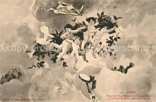 AK / Ansichtskarte Nancy_Lothringen Fragment du Plafondde Grand Salon de lHotel de Ville  Nancy Lothringen