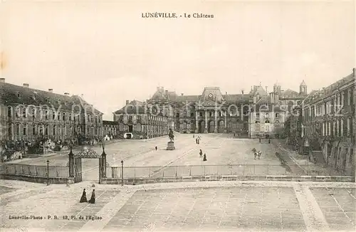 AK / Ansichtskarte Luneville Le Chateau Luneville