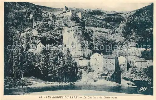 AK / Ansichtskarte Castelbouc Les Gorges du Tarn Le Chateau de Castelbouc Castelbouc