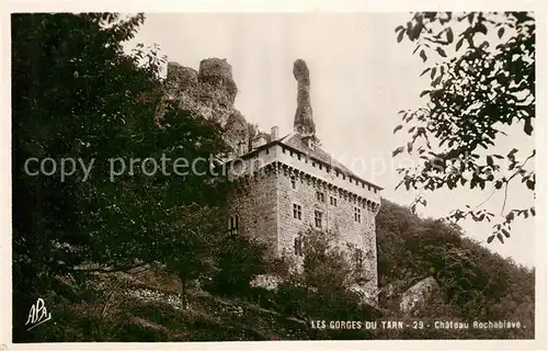 AK / Ansichtskarte Le_Rozier Les Gorges du Tarn Chateau Rochablave Le_Rozier