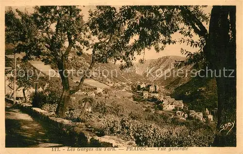 AK / Ansichtskarte Prades_Tarn Les Gorges du Tarn Vue generale Prades Tarn