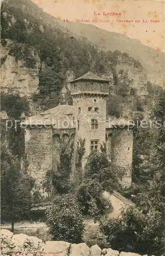 AK / Ansichtskarte Lozere_Region Gorges du Tarn Chateau de la Caen Lozere Region