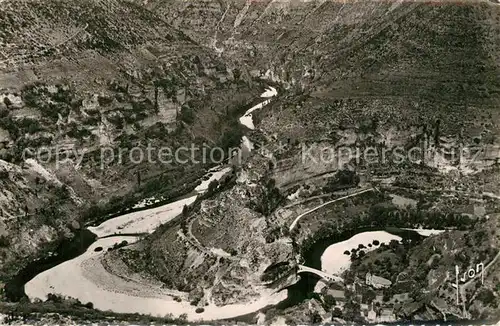 AK / Ansichtskarte Saint Chely d_Apcher Gorges du Tarn Le cirque et la boucle du Tarn Saint Chely d Apcher