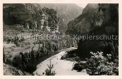 AK / Ansichtskarte Lozere_Region Les Gorges du Tarn Cirque des Baumes Lozere Region