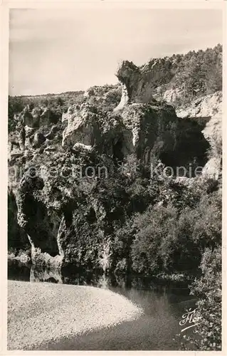 AK / Ansichtskarte Lozere_Region Les Gorges du Tarn Le Champignon Lozere Region
