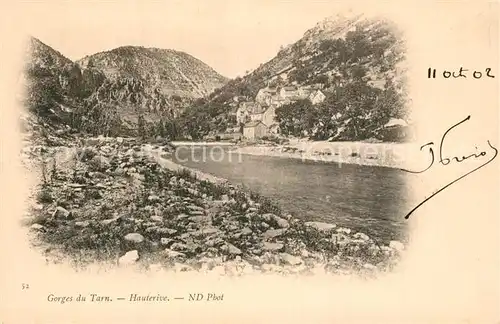 AK / Ansichtskarte Gorges_du_Tarn Hauterive Gorges_du_Tarn