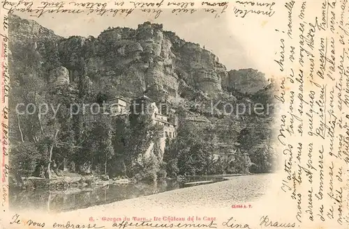 AK / Ansichtskarte Gorges_du_Tarn Le Chateau de la Caze Gorges_du_Tarn