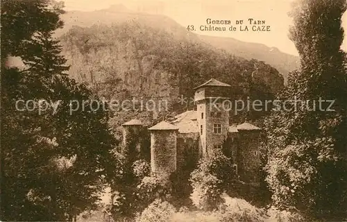 AK / Ansichtskarte Gorges_du_Tarn Chateau de La Caze Gorges_du_Tarn
