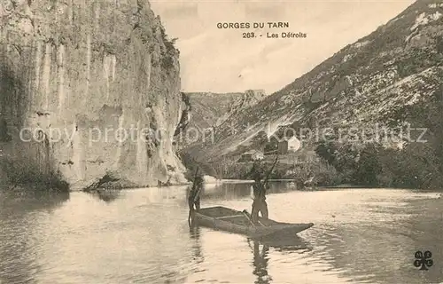 AK / Ansichtskarte Gorges_du_Tarn Les Detroits Gorges_du_Tarn
