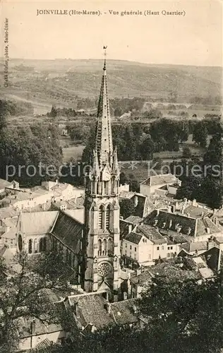 AK / Ansichtskarte Joinville_Haute Marne Vue generale Eglise Haut Quartier Joinville_Haute Marne