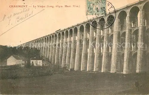 AK / Ansichtskarte Chaumont_Haute Marne Viaduc Chaumont Haute Marne