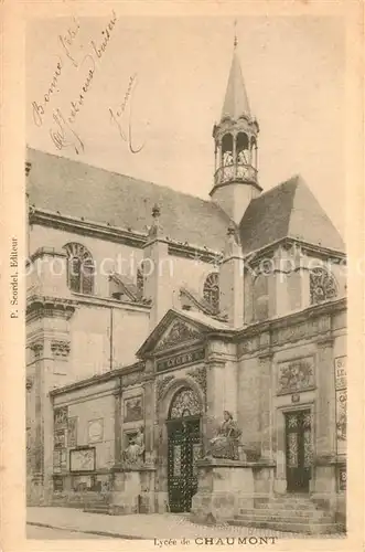 AK / Ansichtskarte Chaumont_Haute Marne Le Lycee Chaumont Haute Marne