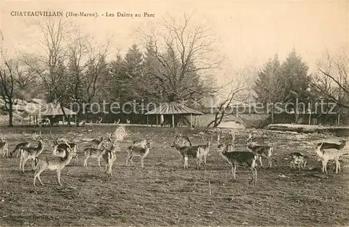 AK / Ansichtskarte Chateauvillain Les Daims au Parc Chateauvillain
