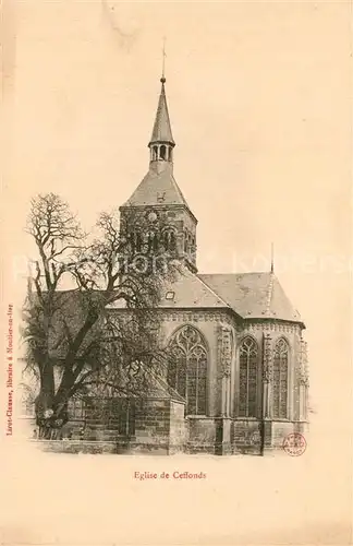 AK / Ansichtskarte Ceffonds Eglise Kirche Ceffonds