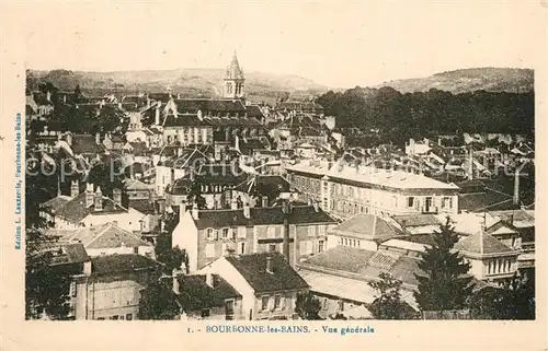 AK / Ansichtskarte Bourbonne les Bains_Haute_Marne Vue generale Bourbonne les Bains_Haute