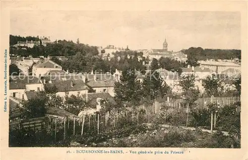 AK / Ansichtskarte Bourbonne les Bains_Haute_Marne Vue generale prise du Prieure Bourbonne les Bains_Haute