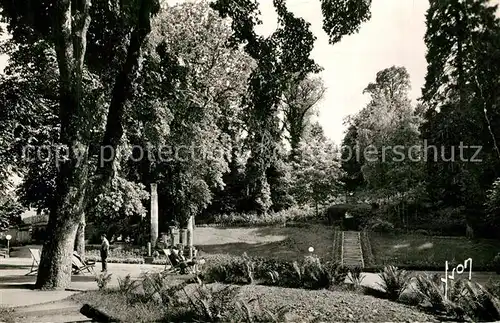 AK / Ansichtskarte Bourbonne les Bains_Haute_Marne Un coin du parc du Casino Bourbonne les Bains_Haute