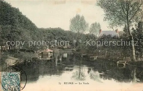 AK / Ansichtskarte Reims_Champagne_Ardenne La Vesle Reims_Champagne_Ardenne
