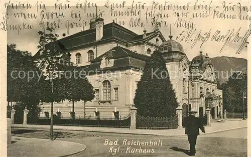 AK / Ansichtskarte Bad_Reichenhall Koenigliches Kurhaus Bad_Reichenhall