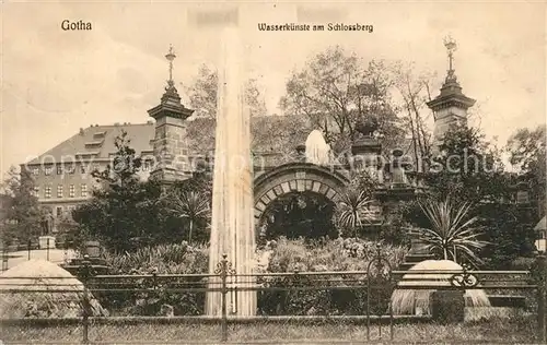 AK / Ansichtskarte Gotha_Thueringen Wasserkuenste am Schlossberg Gotha Thueringen