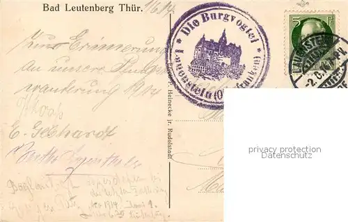 AK / Ansichtskarte Bad_Leutenberg Panorama Schloss Bad_Leutenberg