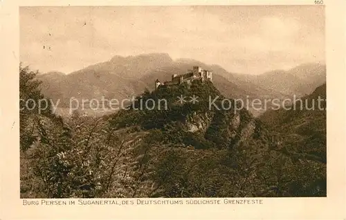 AK / Ansichtskarte Suganertal Burg Persen Suganertal