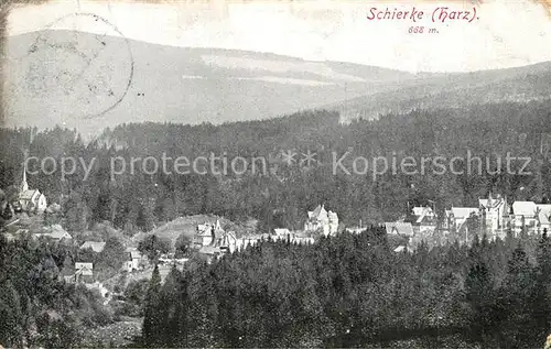 AK / Ansichtskarte Schierke_Harz Panorama Schierke Harz
