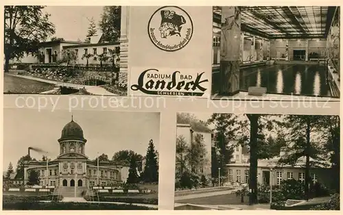 AK / Ansichtskarte Bad_Landeck_Schlesien Kurhaus Hallenbad Bad_Landeck_Schlesien