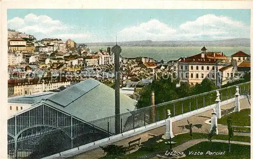 AK / Ansichtskarte Lisboa Panorama Lisboa