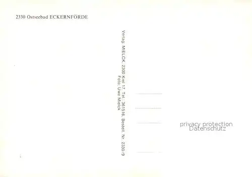 AK / Ansichtskarte Eckernfoerde Leuchtturm Eckernfoerde