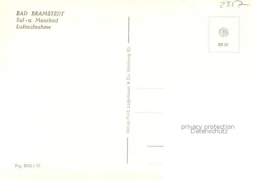 AK / Ansichtskarte Bad_Bramstedt Fliegeraufnahme Bad_Bramstedt