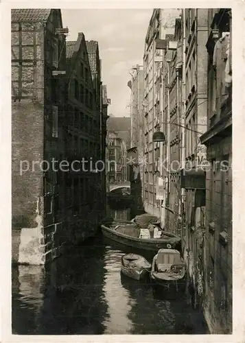 AK / Ansichtskarte Hamburg Deichstrassenflet Hamburg