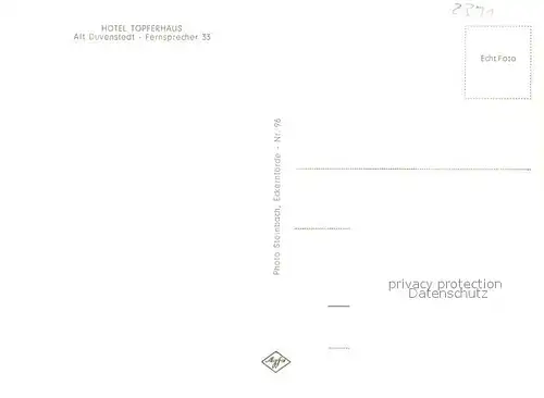 AK / Ansichtskarte Alt_Duvenstedt Hotel Toepferhaus Alt_Duvenstedt