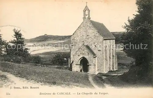 AK / Ansichtskarte Cancale Chapelle du Verger Cancale