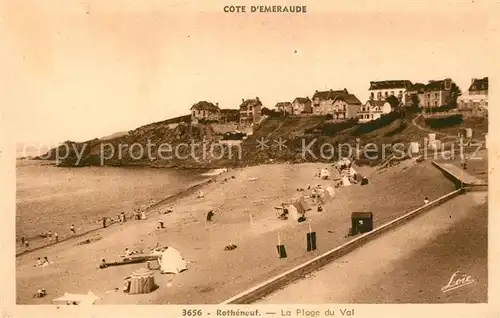 AK / Ansichtskarte Rotheneuf Plage du Val Rotheneuf