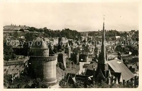 AK / Ansichtskarte Fougeres Vue prise des rochers de St Sulpice Fougeres