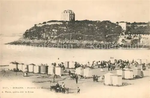 AK / Ansichtskarte Dinard_Ille_et_Vilaine_Bretagne Ponte du Moulin Plage Dinard_Ille