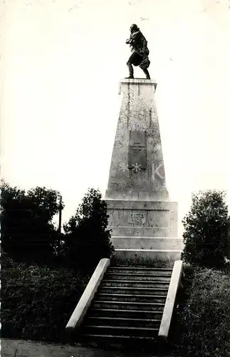 AK / Ansichtskarte Valmy_Marne Monument Statue du General Miranda Valmy Marne