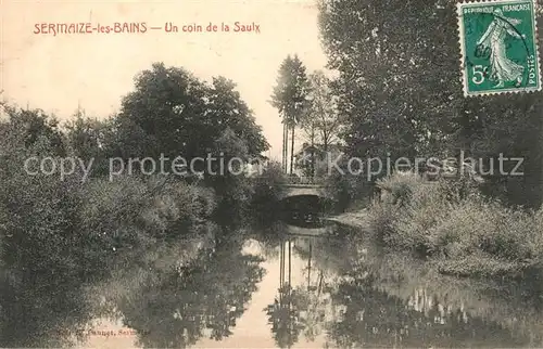 AK / Ansichtskarte Sermaize les Bains Un coin de la Saulx Sermaize les Bains