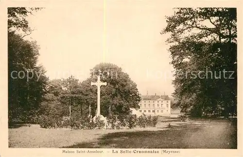 AK / Ansichtskarte La_Selle Craonnaise Maison Saint Amadour Croix La_Selle Craonnaise