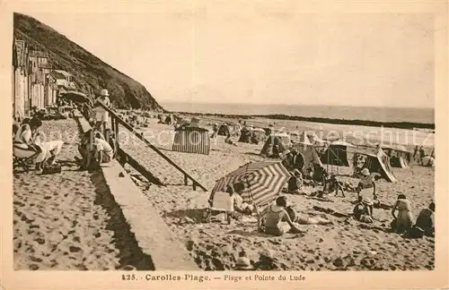 AK / Ansichtskarte Carolles_Plage Plage et Pointe du Lude Carolles_Plage