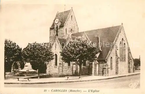 AK / Ansichtskarte Carolles Eglise Kirche Carolles